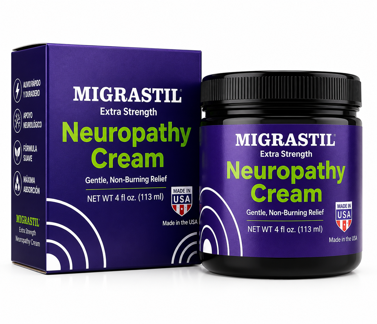 Migrastil Neuropathy Cream + Parches