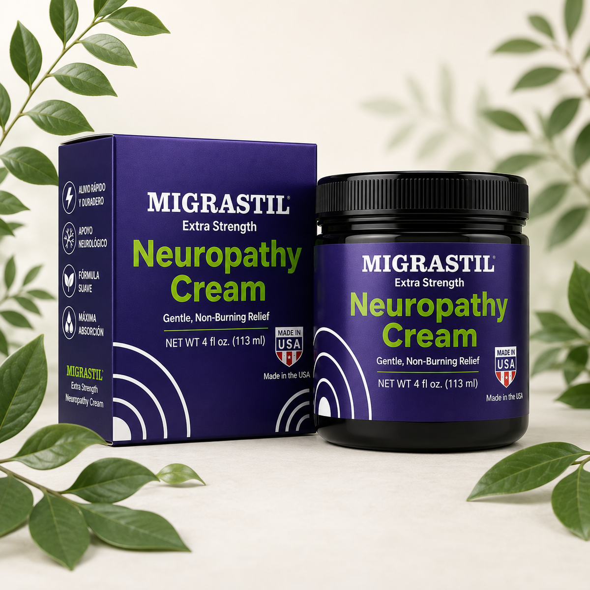 Migrastil Neuropathy Cream + Parches
